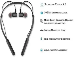 B-11 Wireless Bluetooth in Ear Neckband Earbud Portable Headset Sports Running Sweatproof Compatible with All Android Smartphones Noise Cancellation.Multi Color.-thumb4