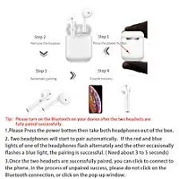 i 12 white ,in a ear true wireless Double (Dual L/R)BT Sports With Charging Box Bluetooth Headset Bluetooth Headset  (White,, True Wireless)-thumb1