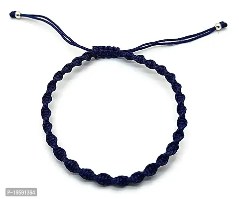 MANMORA Blue Thread Spring Design Bracelet for Girls | Boys | Men | Women-thumb3