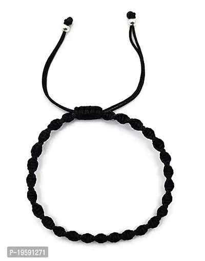 MANMORA Black Thread Spring Design Bracelet for Girls | Boys | Men | Women-thumb0