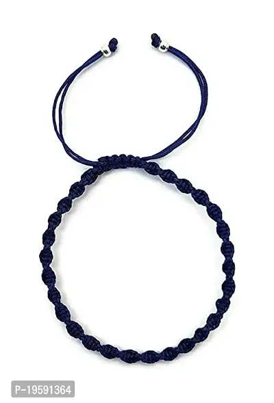 MANMORA Blue Thread Spring Design Bracelet for Girls | Boys | Men | Women-thumb0