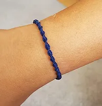 MANMORA Blue Thread Spring Design Bracelet for Girls | Boys | Men | Women-thumb1