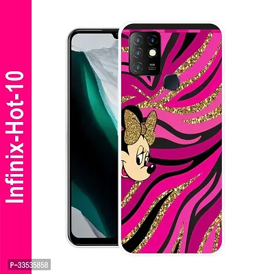 Stylish Silicon Back Cover for Infinix Hot 10