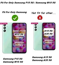 Designer Puff Case Soft Silicon Flexible Rubber Case Back Cover for SAMSUNG Galaxy M15 5G-thumb2