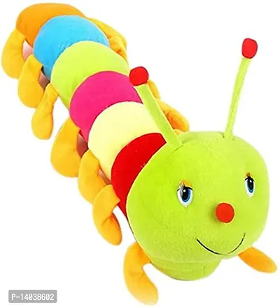 Soft Plush Cute Multi Color Colorful Caterpillar Soft Toy For Car Decoration And Kids - 2 Ft