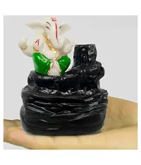 Ganesh Ji Green Smoke Backflow Decorative Incense Holder-thumb1