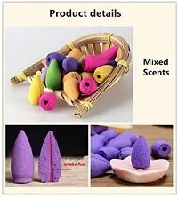 Aromatic Back-Flow Incense Cones (For Baby;Monk And Fountain;Smoke) - 100 pcs-thumb3