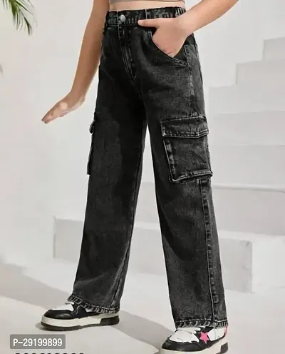Classic Denim Solid Jean for Women-thumb2