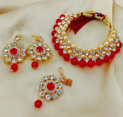 Festive Wear Fancy Jewellery Set