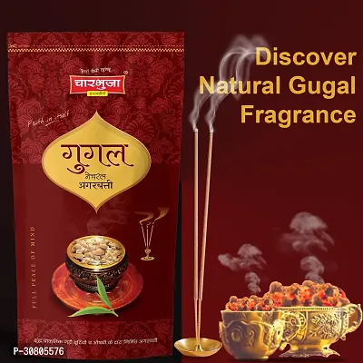 Natural Guggal Loban Incense Sticks Combo (400g=4 * 100g) + Pure Camphor 55g,-thumb3