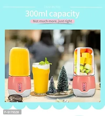 Rechargeable Portable Electric Mini USB Juicer Bottle Blender for Making Juice Travel Juicer for Fruits and Vegetables Fruit Juicer for All Fruits Juicer Hand Machine-thumb3