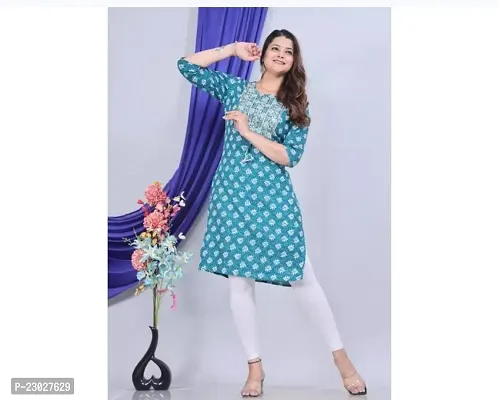 Stylish Rayon Kurti For Women-thumb0