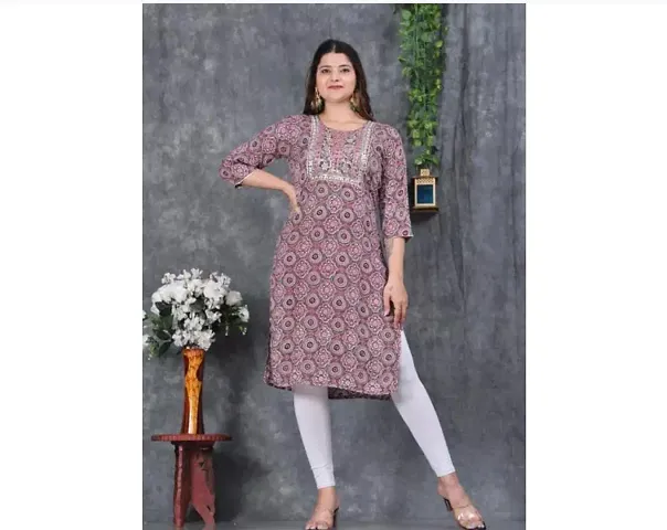 Stylish Rayon Stitched Kurti