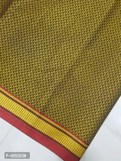 Latest Attractive Cotton Silk Saree with Blouse piece-thumb2