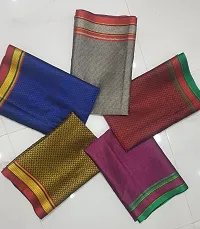 Latest Attractive Cotton Silk Saree with Blouse piece-thumb2