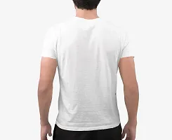 Reliable White Cotton Blend Printed T-Shirt For Men-thumb2