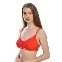 Body Liv Women Non Padded Non Wired Solid Front Open Bra Pack of 2-thumb3