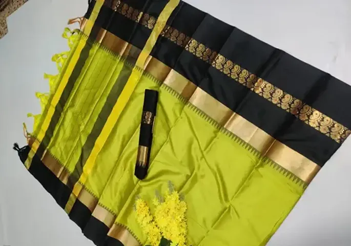 Hot Selling Cotton Silk Saree with Blouse piece 