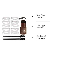 Eyebrow Powder  Hair Root Touch Up Eyebrow Stamp Kit (2.LIGHT BROWN)-thumb4
