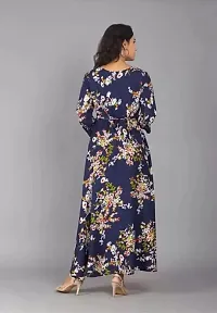 FabRay Women Printed Gown Kurta Rayon Printed Maxi Long Gown-MULI-11-S-thumb4