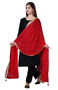 FabRay Wardrobe Women's Rayon Straight Kurta, Plazzo Pant with Dupatta Kurti Set for Women and Girls (Medium, Black-05)-thumb2