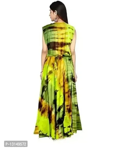 FabRay Women Printed Gown Kurta Rayon Printed Maxi Long Gown for Women and Girls -Multocolor-05_L-thumb4