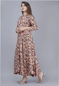 FabRay Women Printed Gown Kurta Rayon Printed Maxi Long Gown-MULI-10-XL-thumb3