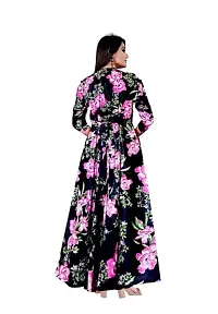 FabRay Women Printed Gown Kurta Rayon Printed Maxi Long Gown for Women and Girls-thumb2