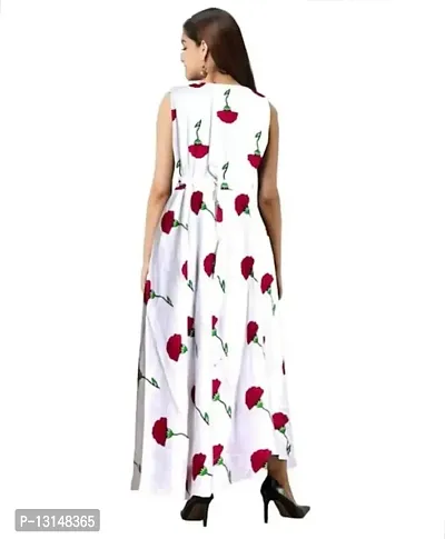 FabRay Women Printed Gown Kurta Rayon Printed Maxi Long Gown for Women and Girls -Multocolor-02_M-thumb5