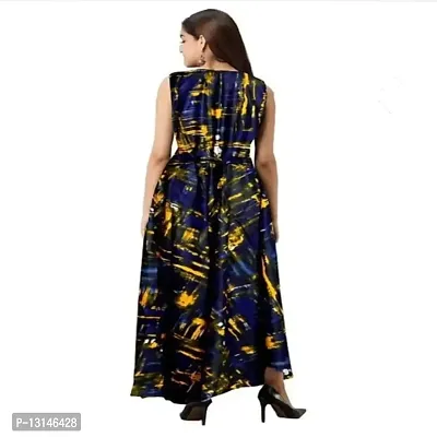 FabRay Women Printed Gown Kurta Rayon Printed Maxi Long Gown for Women and Girls -Multocolor-01_S-thumb4