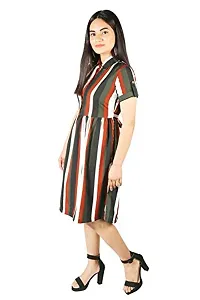 Women's Short Midi Dress/Stylish Designer Mini Dress-thumb1
