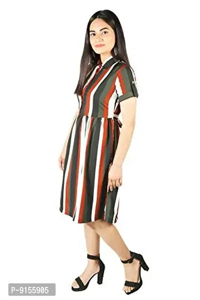 Women's Short Midi Dress/Stylish Designer Mini Dress-thumb2