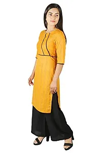 Women's Pure Cotton Printed Regular Kurti Palazzo Combo Pack Set-thumb2