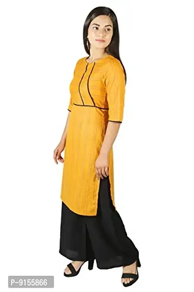 Women's Pure Cotton Printed Regular Kurti Palazzo Combo Pack Set-thumb3