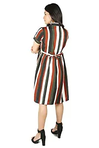 Women's Short Midi Dress/Stylish Designer Mini Dress-thumb3