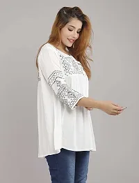 Stylish Rayon Embroidery Top for Women-thumb1