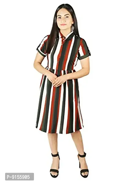 Women's Short Midi Dress/Stylish Designer Mini Dress-thumb0