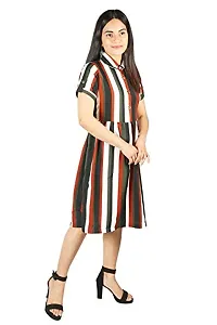 Women's Short Midi Dress/Stylish Designer Mini Dress-thumb2