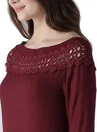 IB STYLES Women's Crepe Top  Comfortable Outfit for Any Occasion/Daily and Office Wear-thumb4