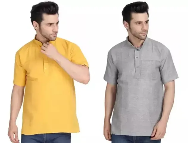 New Launched Cotton Blend Kurtas For Men 