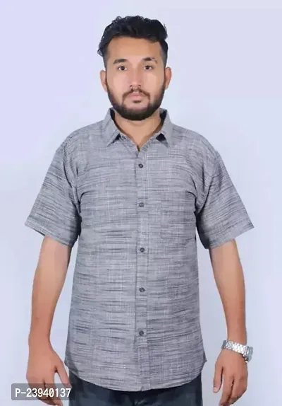 Fancy Cotton Casual Shirt for Mens-thumb0