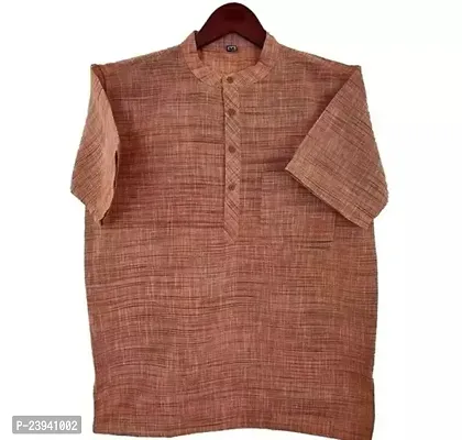 Fancy Cotton Short Kurta for Mens-thumb0