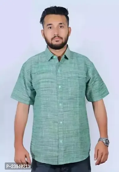 Fancy Cotton Casual Shirt for Mens-thumb0