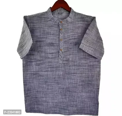 Fancy Cotton Short Kurta for Mens