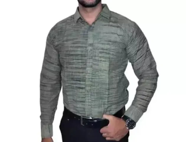 Best Selling Cotton Blend Long Sleeves Casual Shirt 