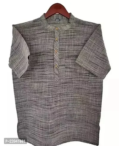 Fancy Cotton Short Kurta for Mens-thumb0