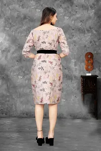 Classic Lycra Printed Dresses for Women-thumb2