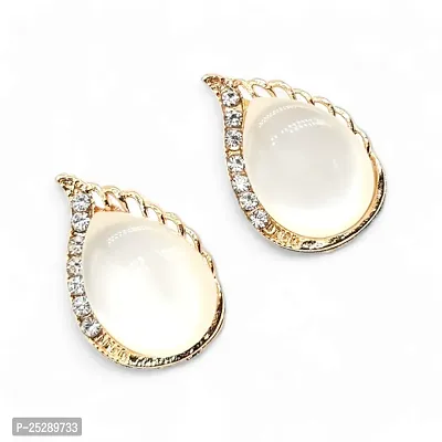 Women Jewellery Crystal Stud Earrings For Women and Girls (1 Pair)__057