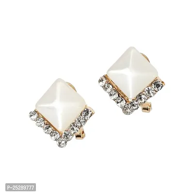 Women Jewellery Crystal Stud Earrings For Women and Girls (1 Pair)__097