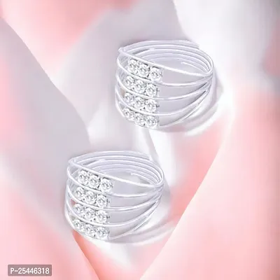 Elegant Toe Rings for Women,  Pair of 1-thumb3